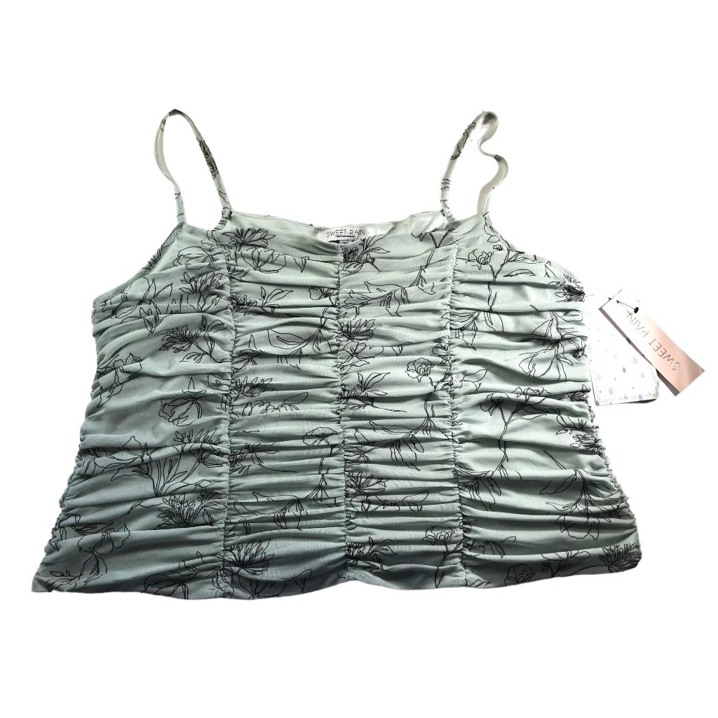 Sweet Rain Crop Top Shirt Soft Size 2xl Fashion Travel Vacation Dance